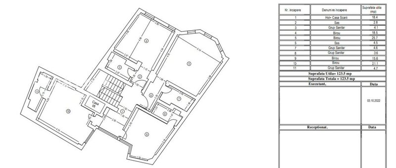 Constanta, Piata Ovidiu, Centrul Istoric, vila 800 mp, 12 camere, S+P2+M.