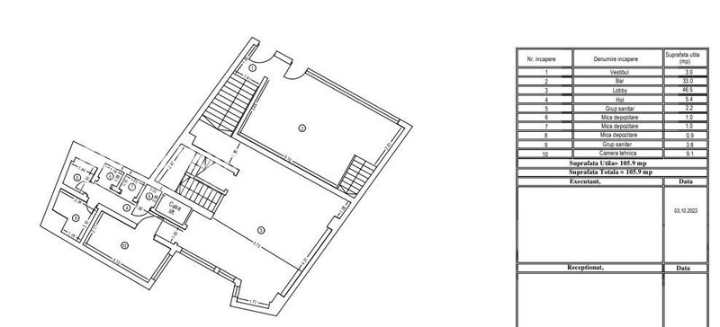 Constanta, Piata Ovidiu, Centrul Istoric, vila 800 mp, 12 camere, S+P2+M.